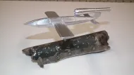 V1 Rocket Trench Art Model Wreckage Relic
