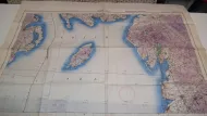 Map Of The Irish Sea. WWII Dated